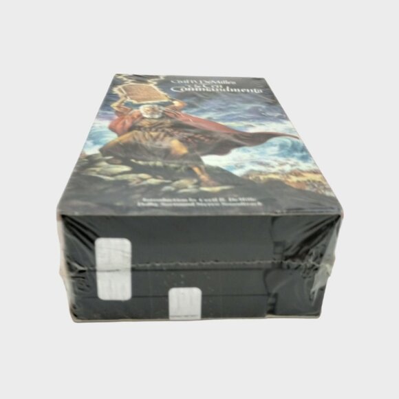 The Ten Commandments 2 Tape VHS, Cecil B DeMille 1990 Charlton Heston - Picture 7 of 7